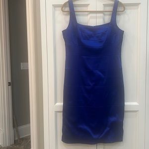 Signature by Sangria Sleeveless Sheath Dress. Size 14. Royal Blue.